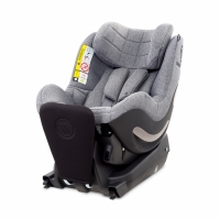 Автокрісло Avionaut AeroFIX IsoFix Grey Melange для дітей зростом 67-105 см (0-18кг)